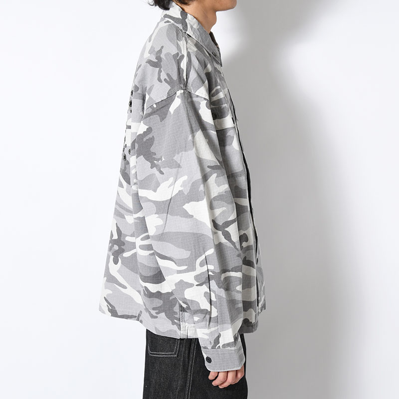 CAMO L/S SHIRT -2.COLOR-