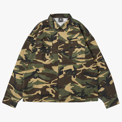 CAMO L/S SHIRT -2.COLOR-