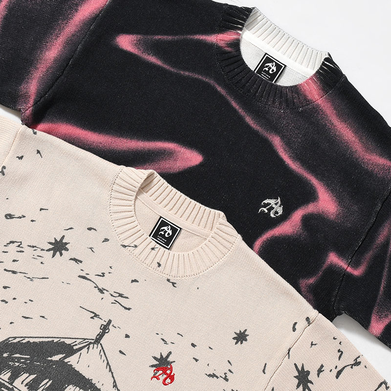 GRAPHIC KNIT -2.COLOR-