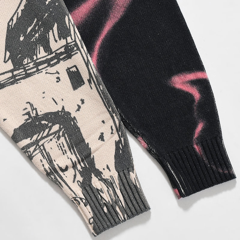 GRAPHIC KNIT -2.COLOR-