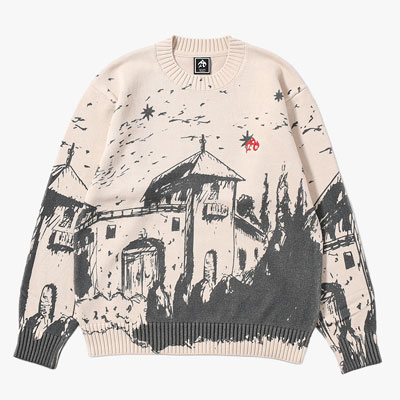 GRAPHIC KNIT -2.COLOR-