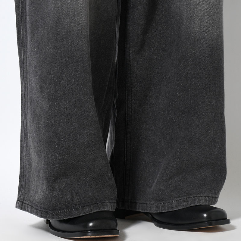 EYELET BAGGY DENIM -2.COLOR-