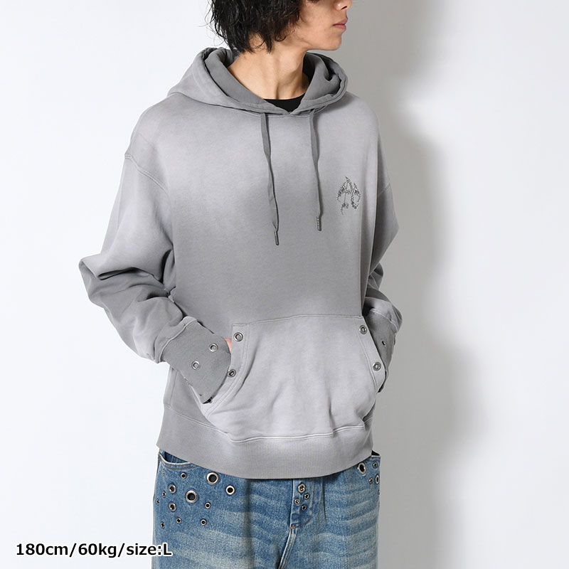 PIGMENT STUDS HOODIE -3.COLOR-