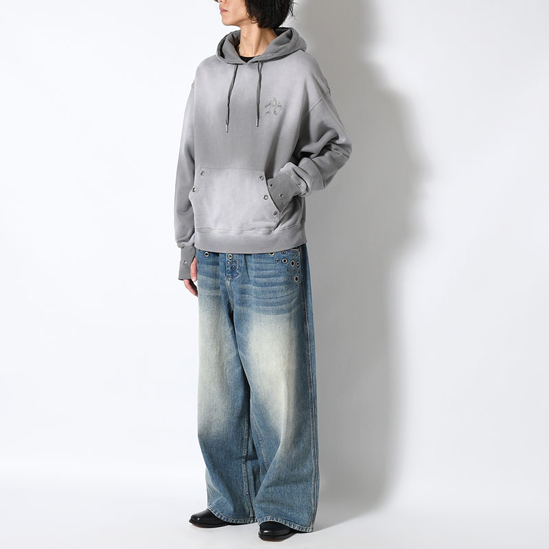 PIGMENT STUDS HOODIE -3.COLOR-