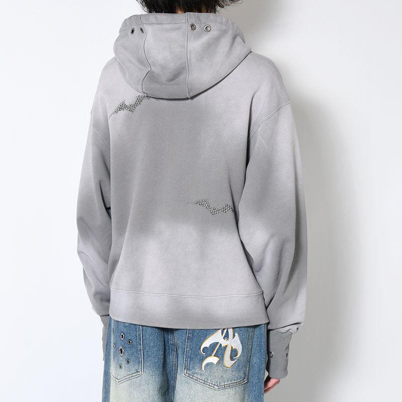 PIGMENT STUDS HOODIE -3.COLOR-