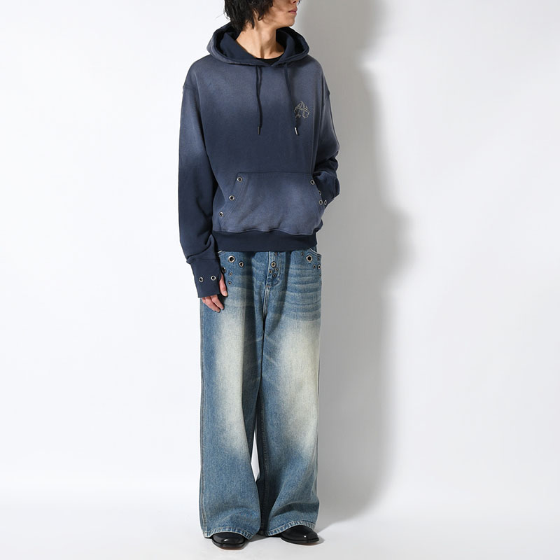 PIGMENT STUDS HOODIE -3.COLOR-