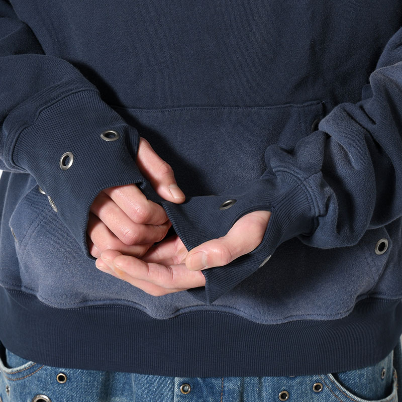 PIGMENT STUDS HOODIE -3.COLOR-