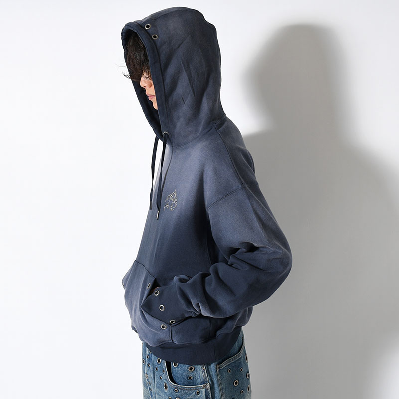 PIGMENT STUDS HOODIE -3.COLOR-