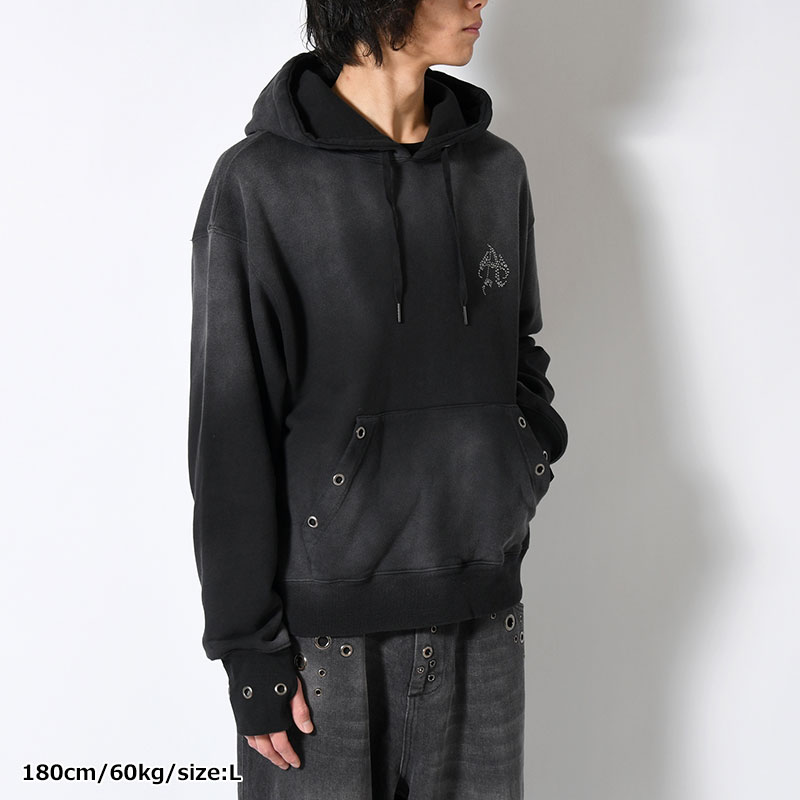 PIGMENT STUDS HOODIE -3.COLOR-