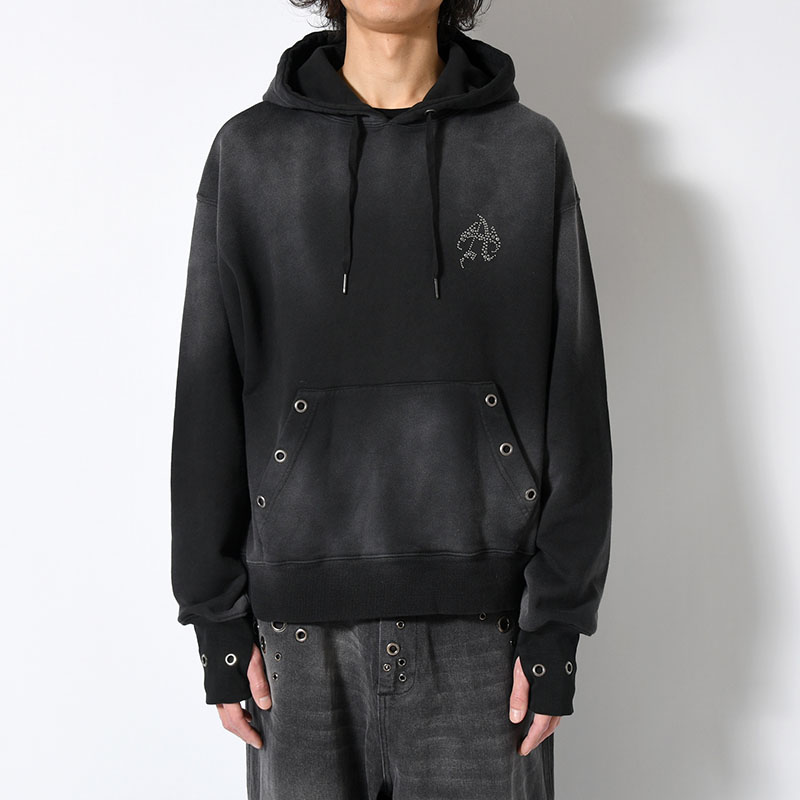 PIGMENT STUDS HOODIE -3.COLOR-