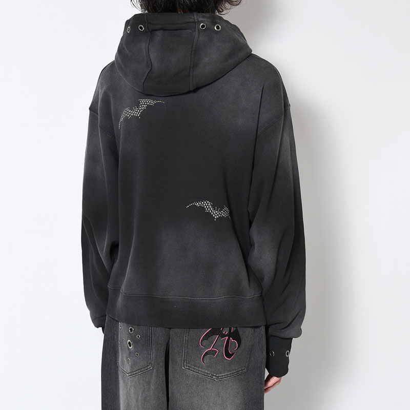 PIGMENT STUDS HOODIE -3.COLOR-
