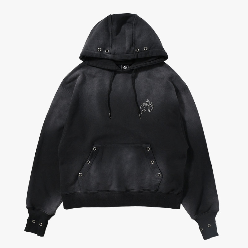 PIGMENT STUDS HOODIE -3.COLOR-