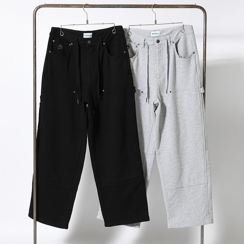 DOUBLE KNEE SWEAT PANTS -2.COLOR-