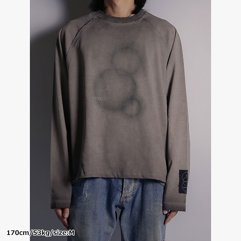 3 HALFTONE L/S TEE -3.COLOR-