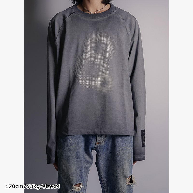 3 HALFTONE L/S TEE -3.COLOR-