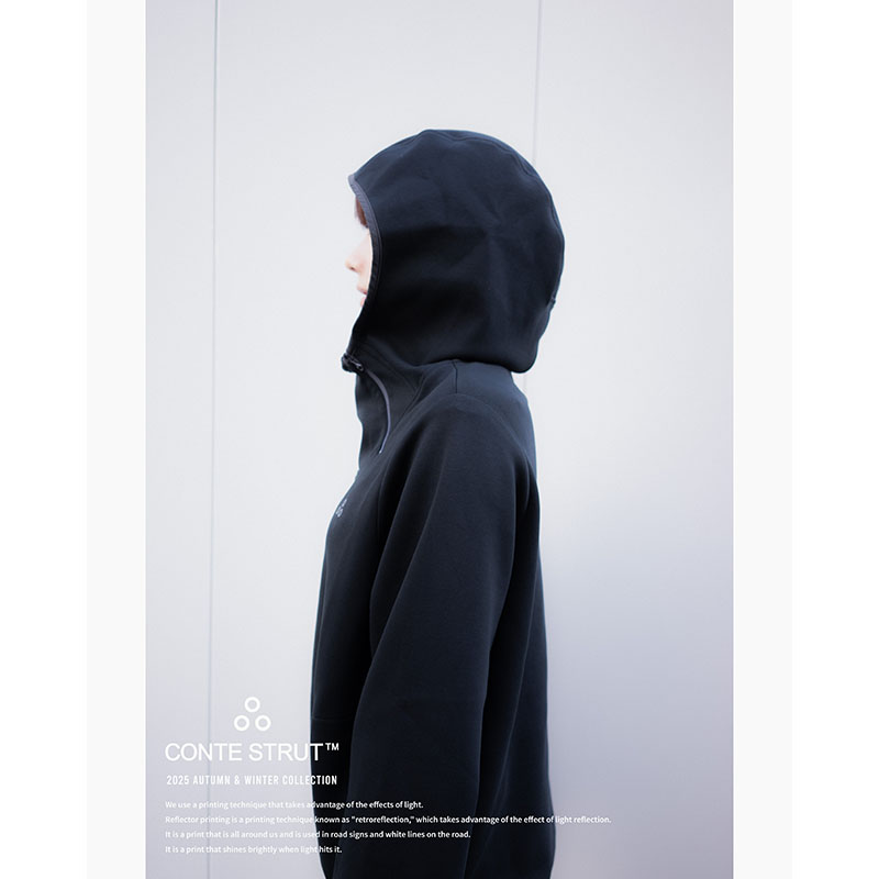 PONTE TECH HOODIE -3.COLOR-