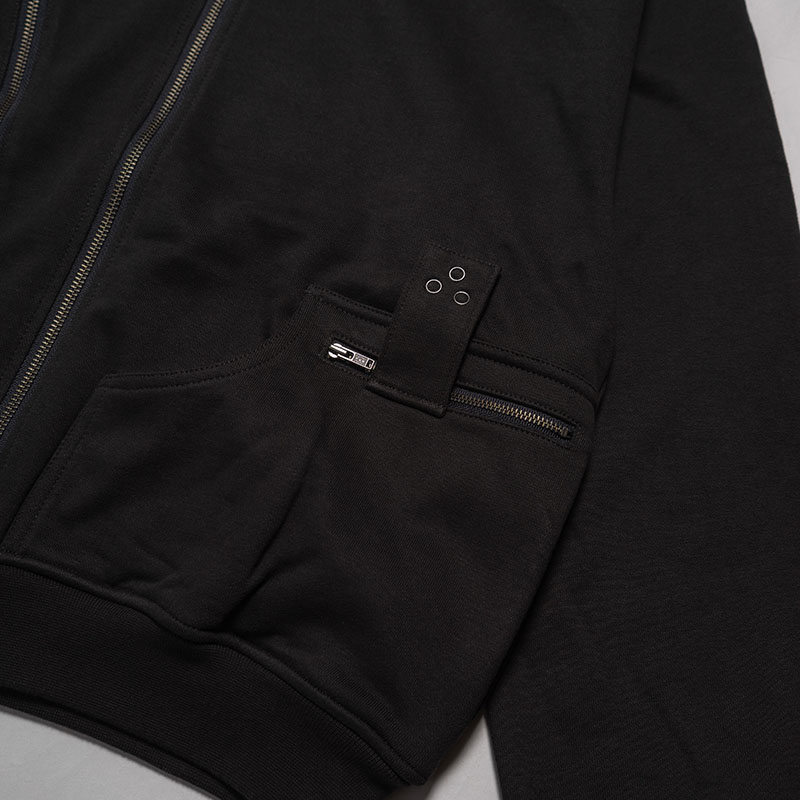 DOUBLE ZIP LINE HOODIE -3.COLOR-