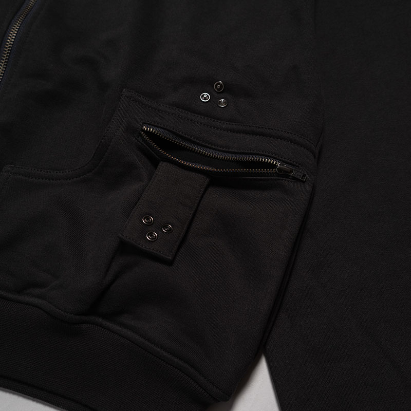DOUBLE ZIP LINE HOODIE -3.COLOR-