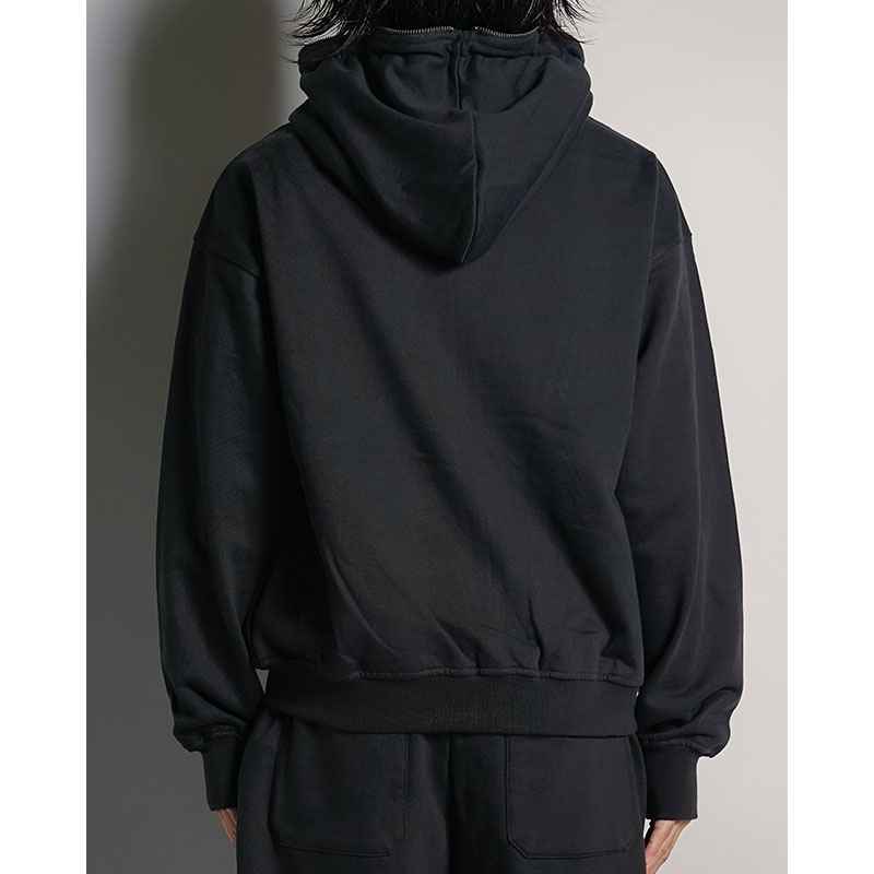 DOUBLE ZIP LINE HOODIE -3.COLOR-