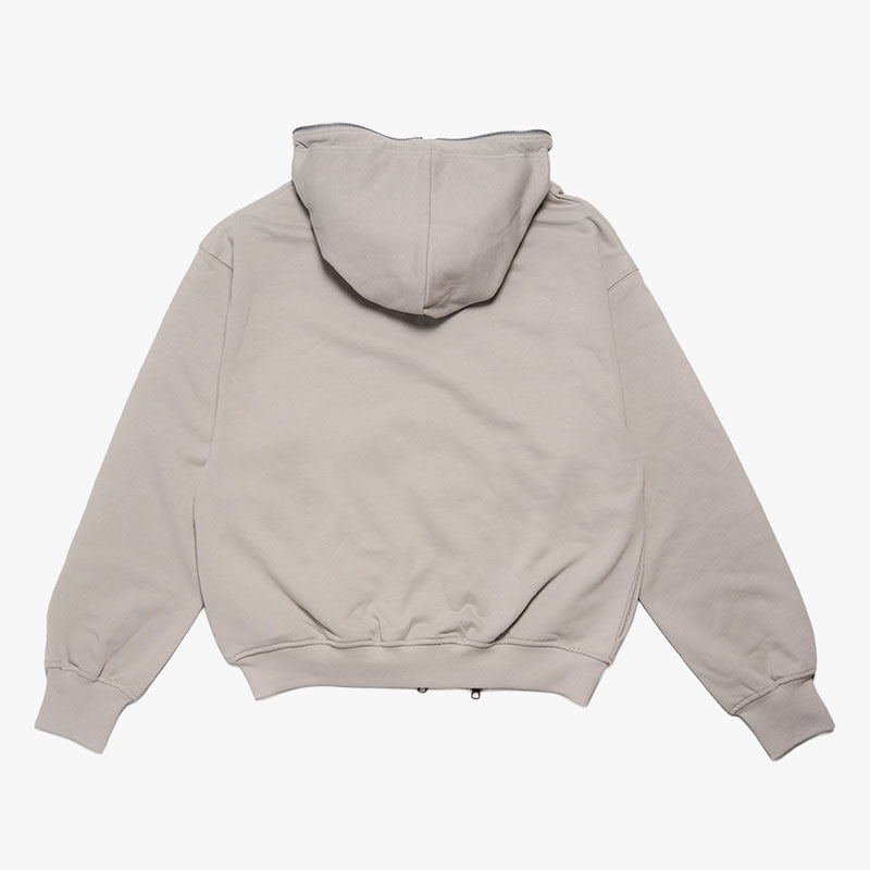 DOUBLE ZIP LINE HOODIE -3.COLOR-