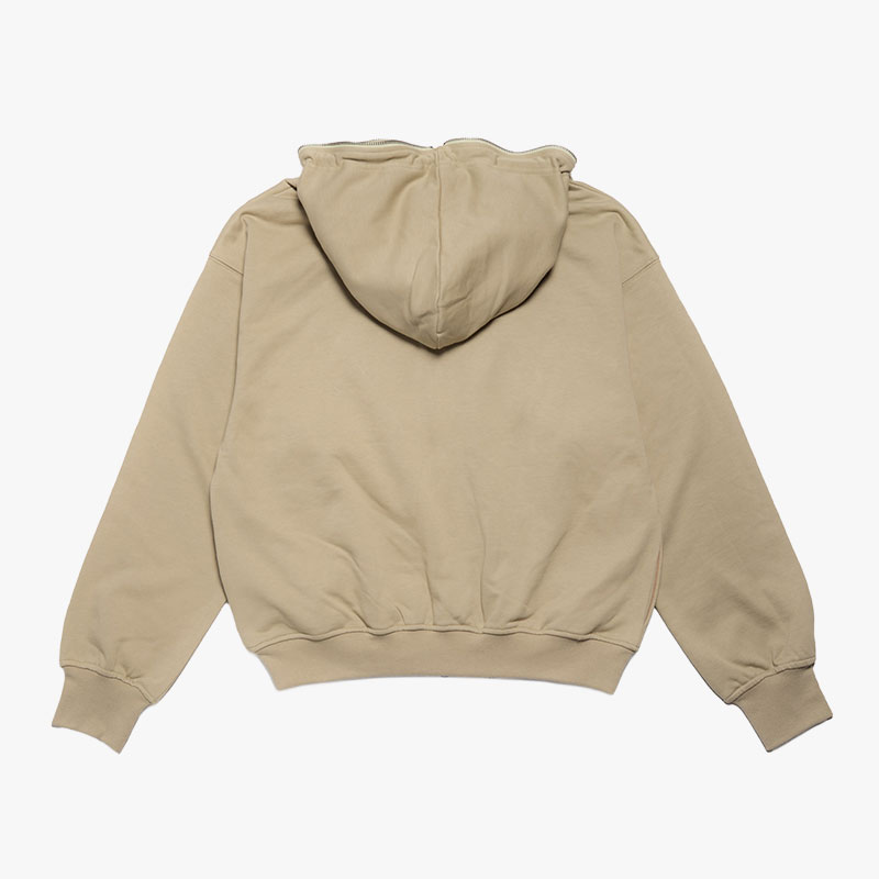 DOUBLE ZIP LINE HOODIE -3.COLOR-