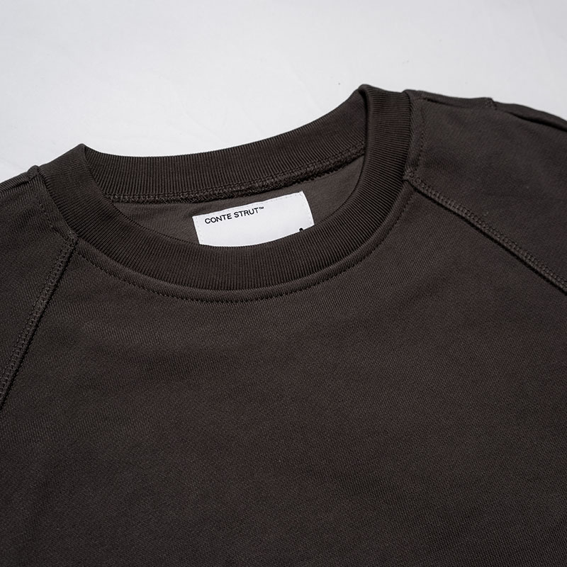 TOGGLED CREW SWEAT -3.COLOR-