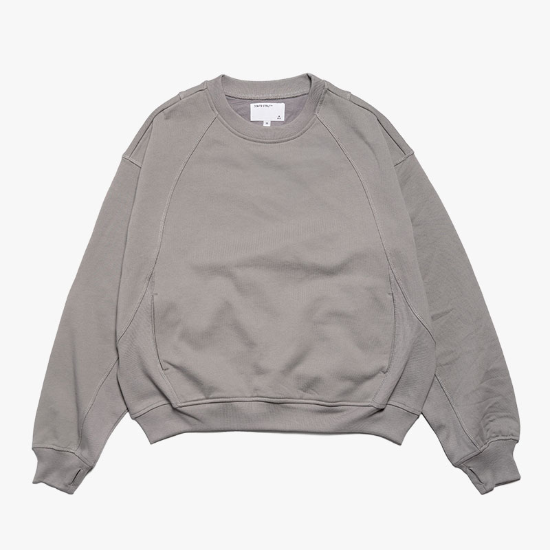 TOGGLED CREW SWEAT -3.COLOR-