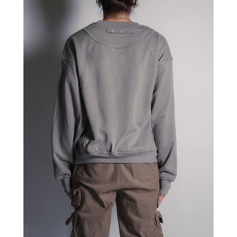 TOGGLED CREW SWEAT -3.COLOR-