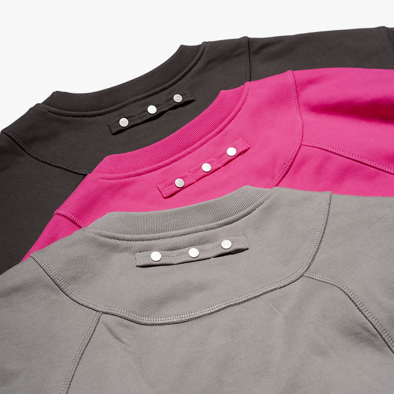 TOGGLED CREW SWEAT -3.COLOR-