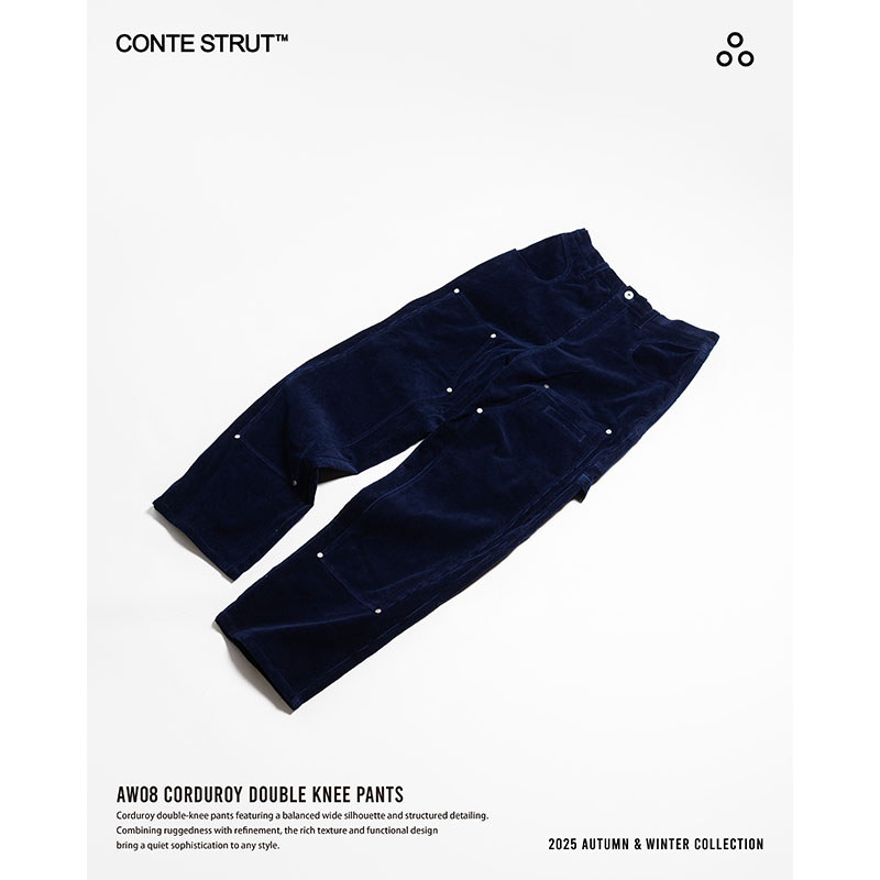 DOUBLE KNEE PANTS -3.COLOR-