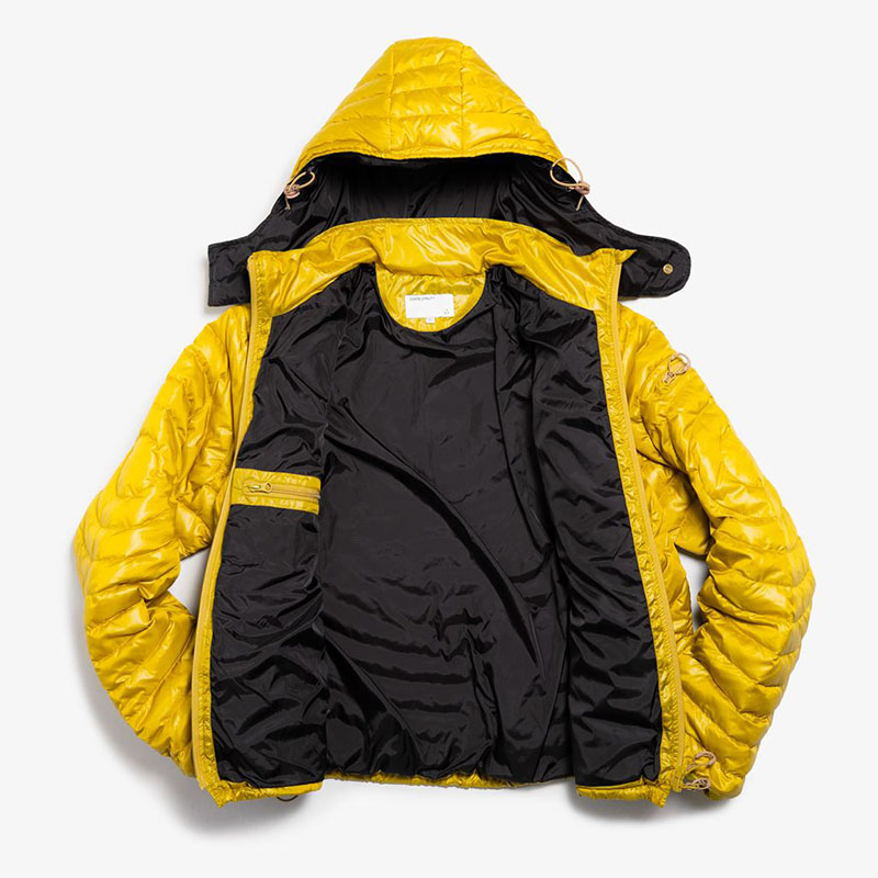 Circle quilted down jacket -3.COLOR-