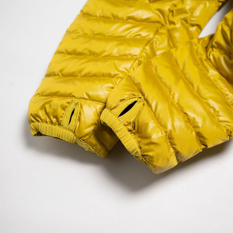 Circle quilted down jacket -3.COLOR-