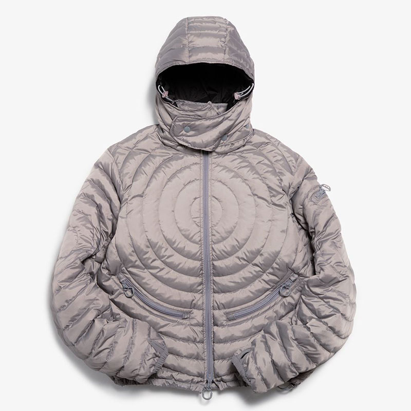 Circle quilted down jacket -3.COLOR-