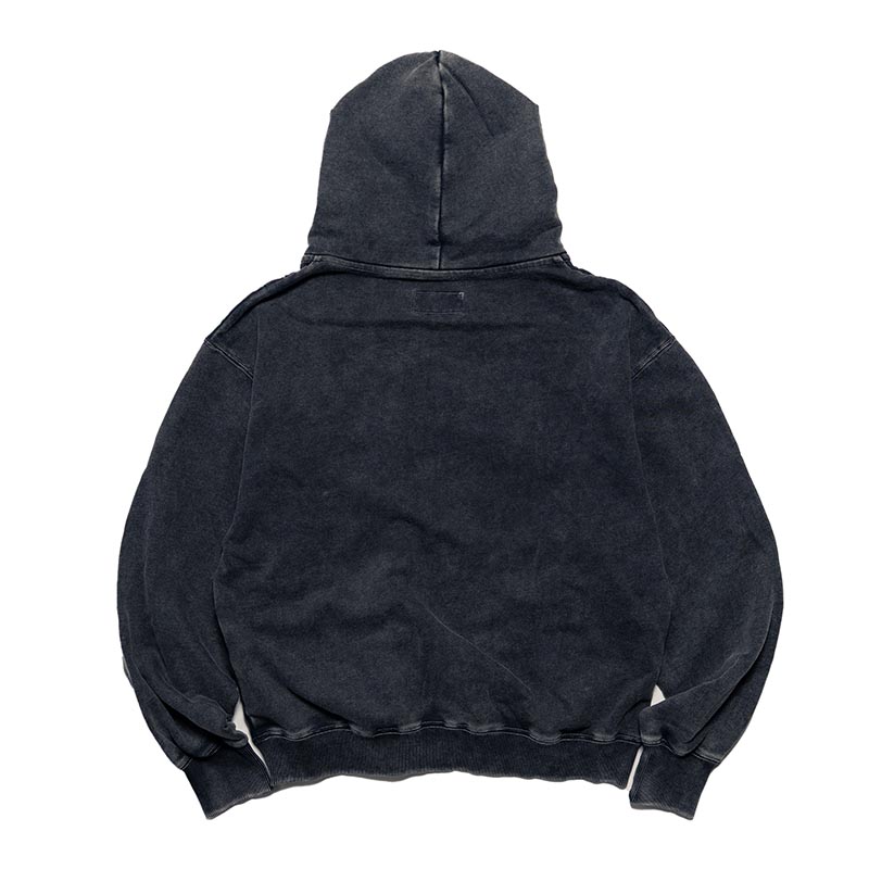 FADED SWITCHING ZIP HOODIE -3.COLOR-