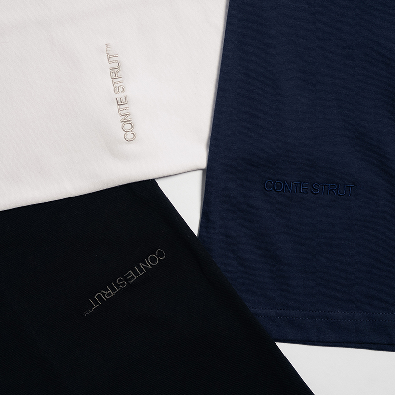 CLASSIC EMBROIDERED LOGO S/S TEE -3.COLOR-