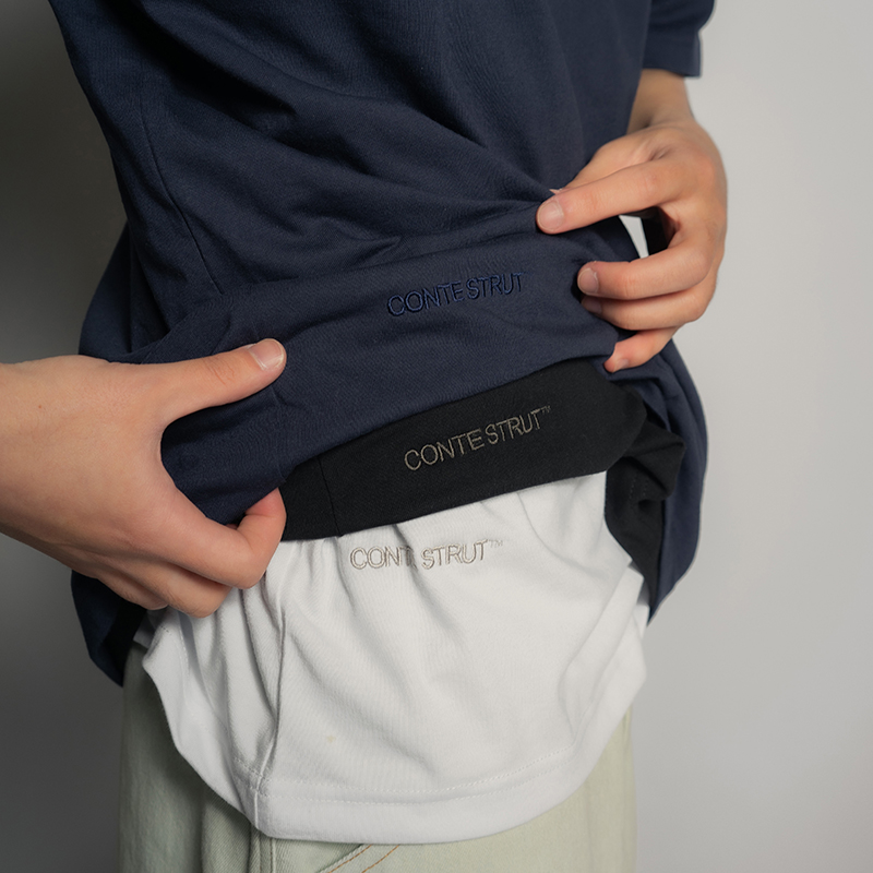 CLASSIC EMBROIDERED LOGO S/S TEE -3.COLOR-