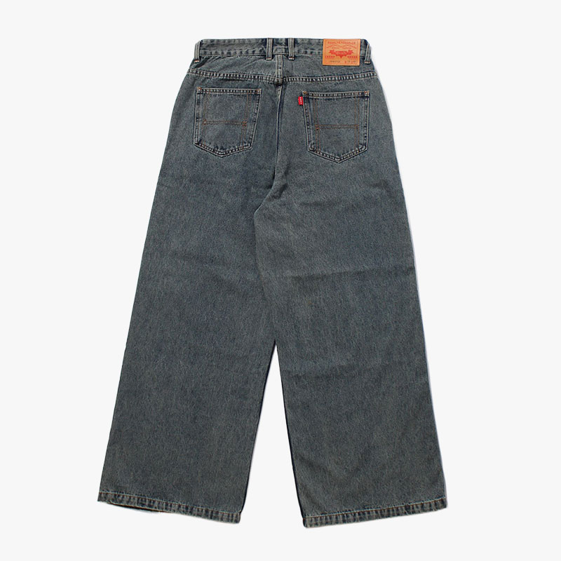 KNIT LINE DENIM PANTS -2.COLOR-