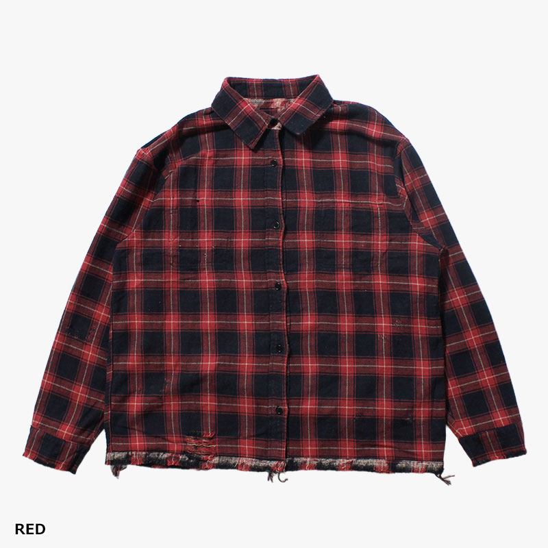 REVERSIBLE CHECK SHIRTS -2.COLOR-