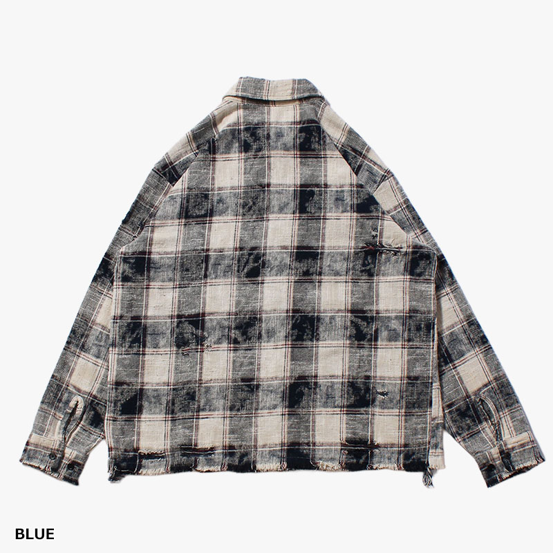 REVERSIBLE CHECK SHIRTS -2.COLOR-