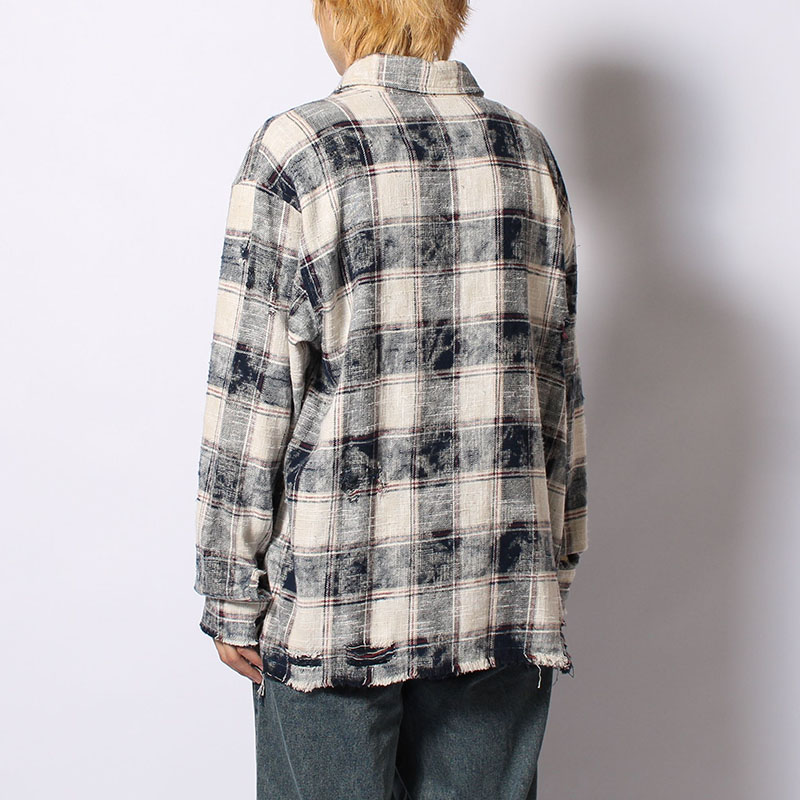 REVERSIBLE CHECK SHIRTS -2.COLOR-