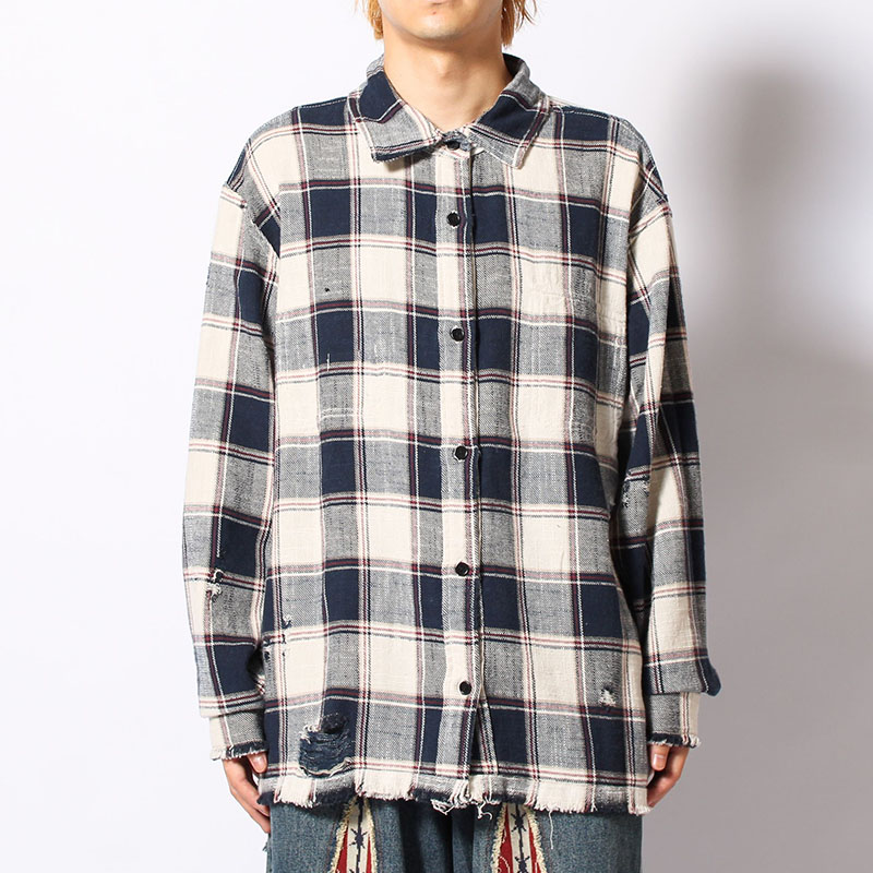 REVERSIBLE CHECK SHIRTS -2.COLOR-