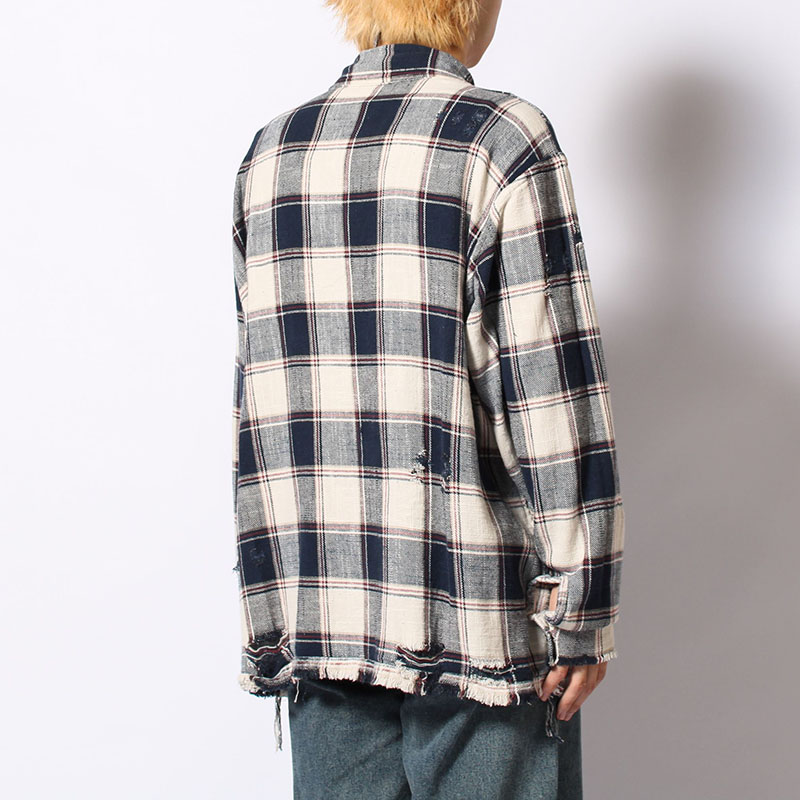 REVERSIBLE CHECK SHIRTS -2.COLOR-