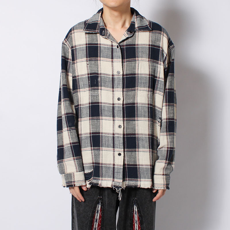 REVERSIBLE CHECK SHIRTS -2.COLOR-