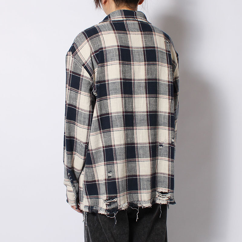 REVERSIBLE CHECK SHIRTS -2.COLOR-
