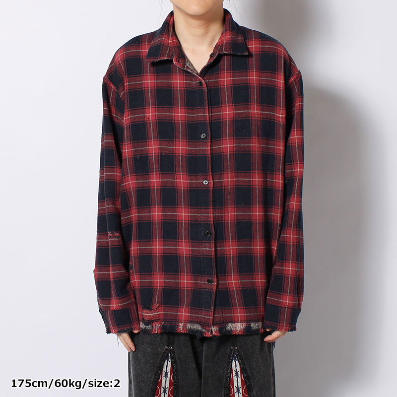REVERSIBLE CHECK SHIRTS -2.COLOR-