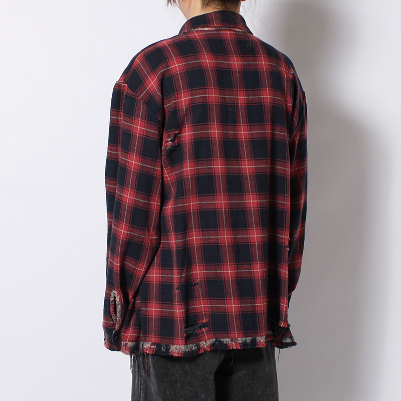 REVERSIBLE CHECK SHIRTS -2.COLOR-