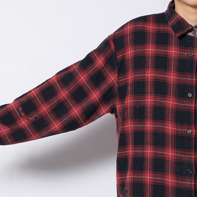 REVERSIBLE CHECK SHIRTS -2.COLOR-