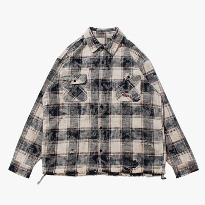 REVERSIBLE CHECK SHIRTS -2.COLOR-