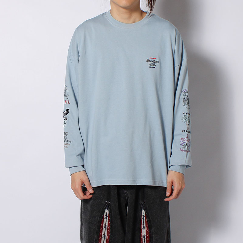 PARADICE&LOST L/S TEE -3.COLOR-