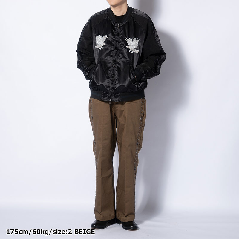 FLOWER STUDS PANTS -3.COLOR-